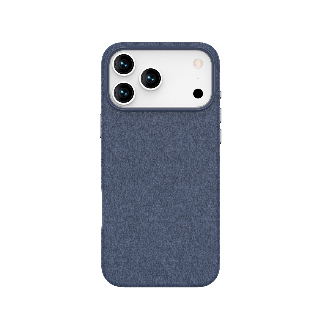 LZEL MagOrbio Leather Case for iPhone 17 Pro Max | Navy Blue LZEL MagOrbio Leather Case for iPhone 17 Pro Max | Navy Blue